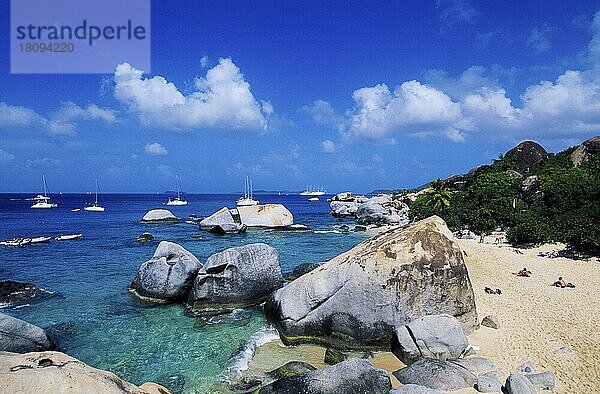 The Baths auf der Insel Virgin Gorda  Britische Jungfernsinseln  Karibik