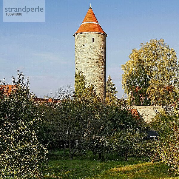 Krugsturm  Dinkelsbühl  Mittelfranken  Bayern  Deutschland  Europa