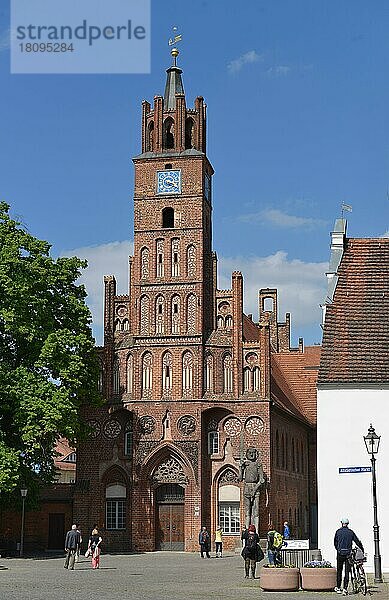 Rathaus  Altstädtischer Markt  Brandenburg an der Havel  Brandenburg  Deutschland  Europa