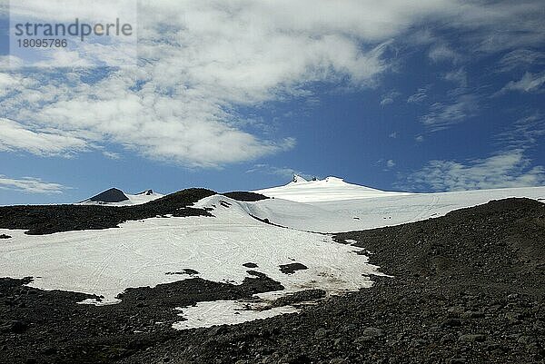 Gletscherberg Snäfellsjökull  1446 m  Halbinsel Snaefellsnes  Island  Europa