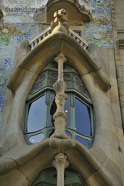 Gaudi  Casa Batllo  Barcelona  Katalonien  Spanien  Europa