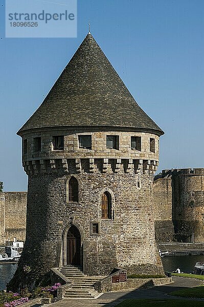 Tour Tanguy Turm  Brest  Bretagne  Frankreich  Europa