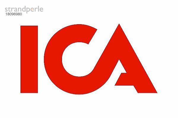 ICA Gruppen  Logo  Weißer Hintergrund