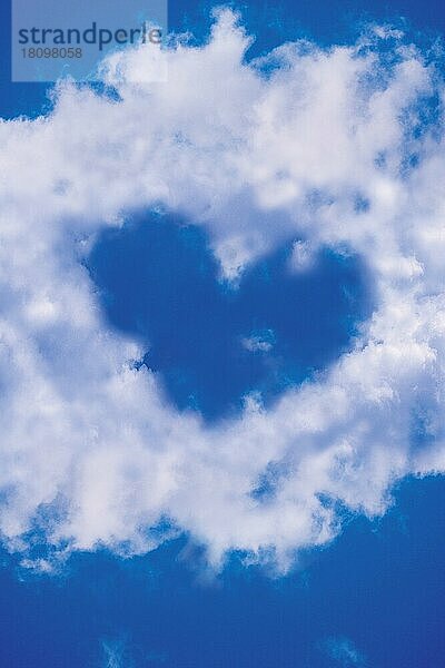 Wolken  Herzform  Herz  herzförmig