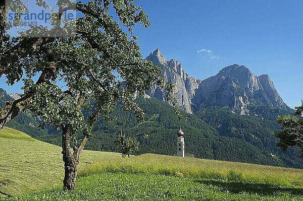 St. Valentin  Seis am Schlern  Seiser Alm  Trentino Südtirol  Italien  Europa