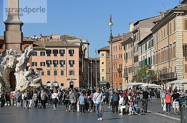 Piazza Navona  Rom  Italien  Europa