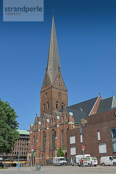 Hauptkirche Sankt Petri  Bei der Petrikirche  Hamburg  Deutschland  Europa