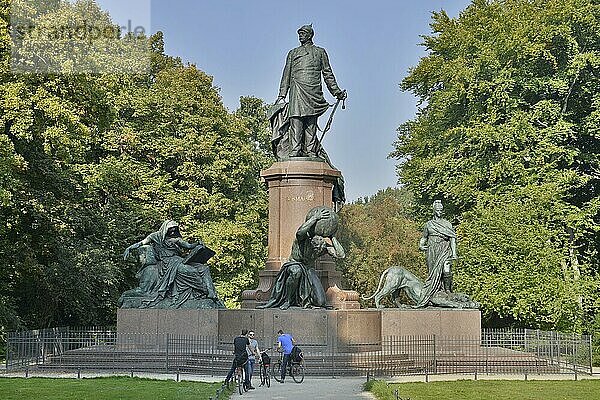 Denkmal  Otto von Bismarck  Großer Stern  Tiergarten  Mitte  Berlin  Deutschland  Europa