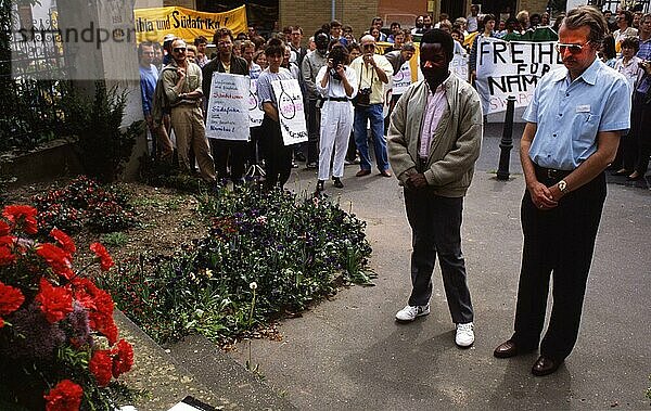 Bonn. Studenten gegen Apartheid und für Freiheit in Namibia und Südafrika 7. 5. 1988