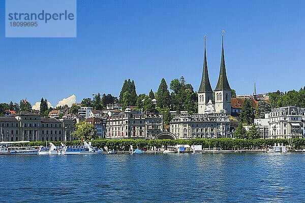 Stadt Luzern  Schweiz  Europa