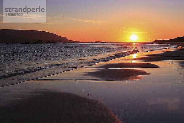 Strand  Balnakeil Bay  Schottisches Hochland  Schottland  Großbritannien  Europa