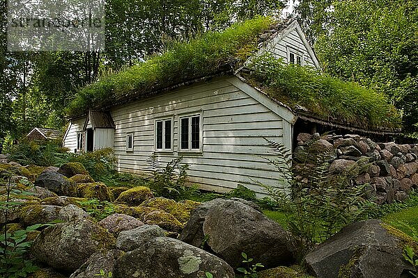 Bauernhaus  Bygdoy  Oslo  Dachbegrünung  Norwegen  Europa