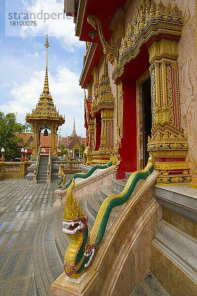 Tempel Wat Chalong  Insel Phuket  Thailand  Buddhimus  Asien