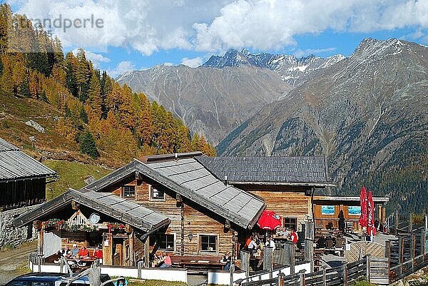 Berggasthof 'Huehnersteign'  Rettenbach-Gletscher  Oeztal  Tirol  Sölden  Ötztal  Hühnersteign  Österreich  Europa