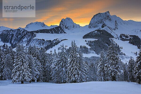 Schweizer Voralpen  Chrumfadeflue  2079 m  Nuenenen  2101m  Gantrisch  2175 m  Bern  Schweiz  Europa