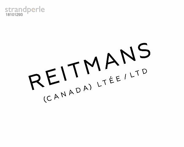 Reitmans  gedrehtes Logo  Weißer Hintergrund