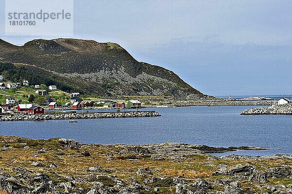 Heroy  Insel Nerlandsoya  Provinz More og Romsdal  Region Vestlandet  Norwegen  Europa