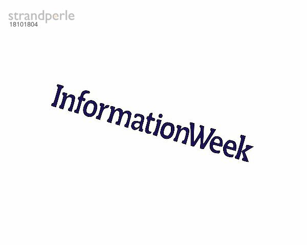 InformationWeek  gedrehtes Logo  Weißer Hintergrund B