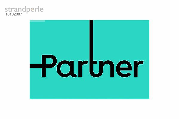 Partner Communications Company  Logo  Weißer Hintergrund