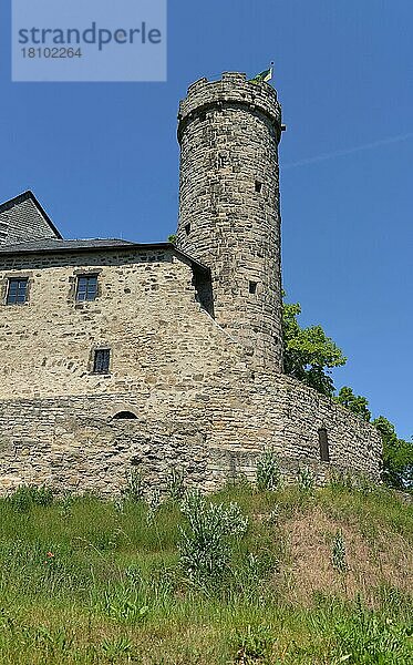 Burg Greifenstein  Bad Blankenburg  Thüringen  Deutschland  Europa