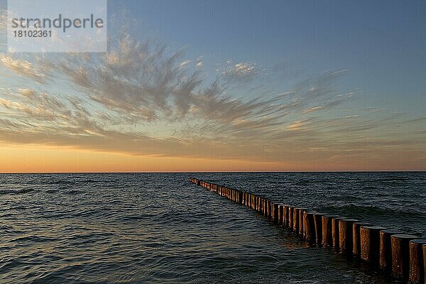 Buhne  Ostsee  Deutschland  Europa