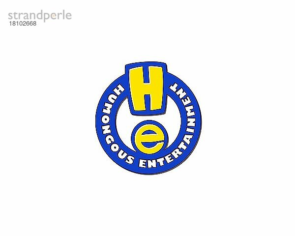 Humongous Entertainment  gedrehtes Logo  Weißer Hintergrund