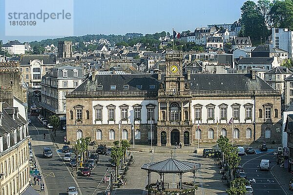 Rathaus  Morlaix  Bretagne  Hotel de Ville  Frankreich  Europa