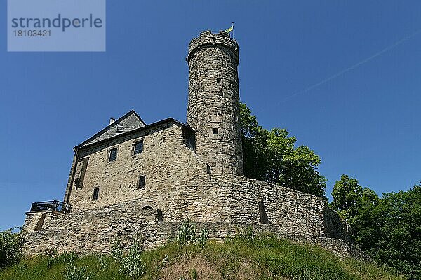 Burg Greifenstein  Bad Blankenburg  Thüringen  Deutschland  Europa