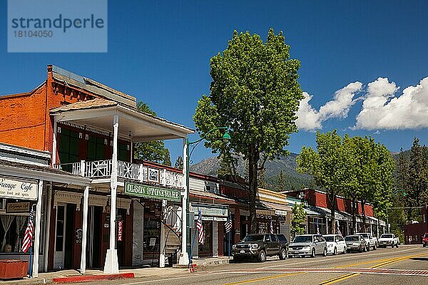 Main Street  Weaverville  Kalifornien  USA  Nordamerika