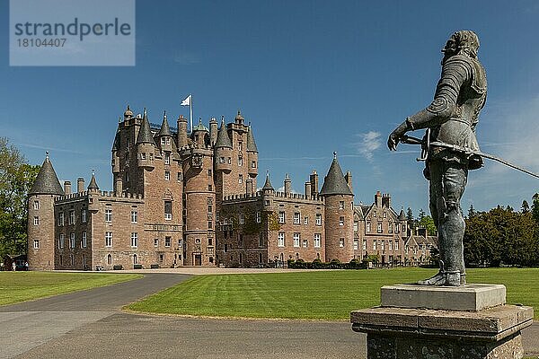 Glamis Castle  Aberdeenshire  Schottland  Großbritannien  Europa