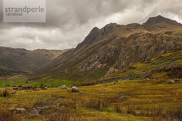 Handknott Pass  Lake District  Cumbria  Großbritannien  Europa