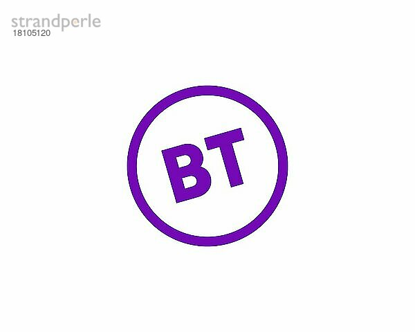 BT Mobile  gedrehtes Logo  Weißer Hintergrund