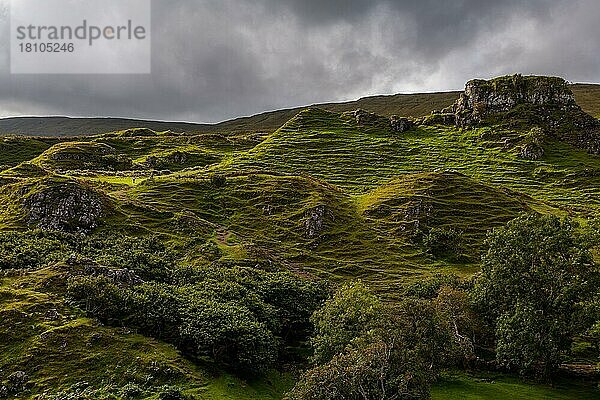 Fairy Glen  Isle of Skye  Schottland  UK