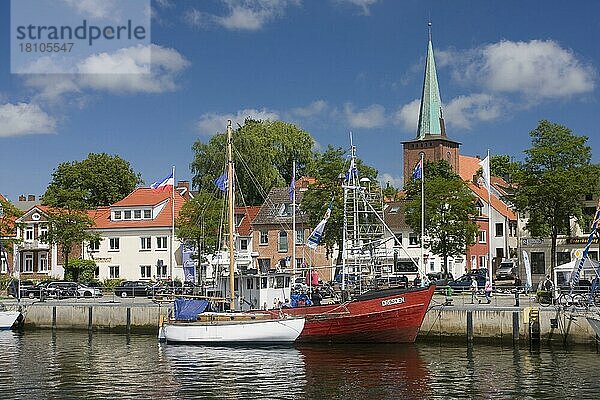 Hafen von Neustadt in Holstein  Schleswig-Holstein  Deutschland  Europa