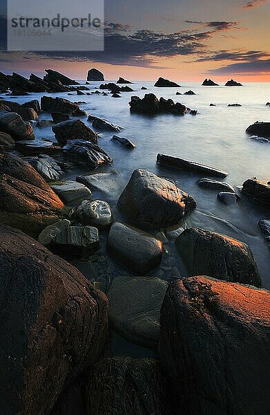 Balnakeil Bay  Felsküste  Sutherland  Schottland  Großbritannien  Europa
