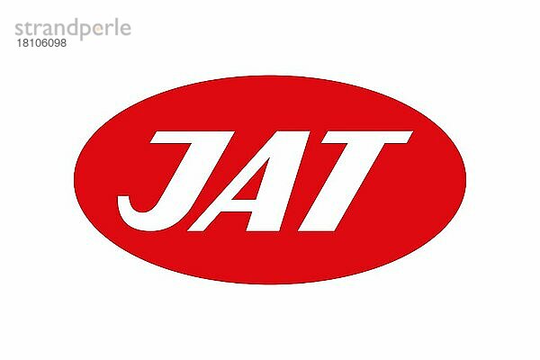 Jat Airways  Logo  Weißer Hintergrund