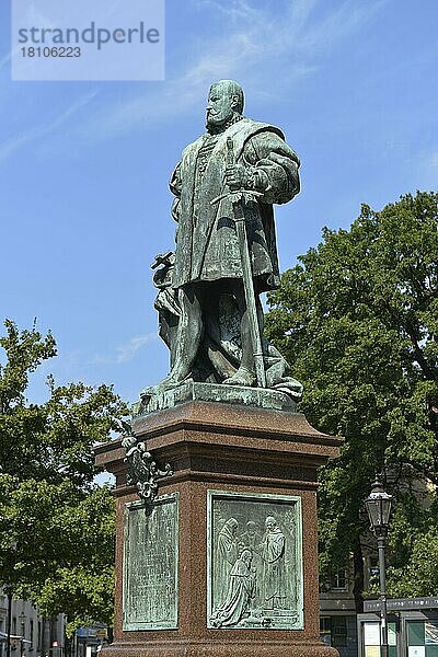 Denkmal  Joachim II. von Brandenburg  Carl-Schurz-Strasse  Spandau  Berlin  Deutschland  Europa