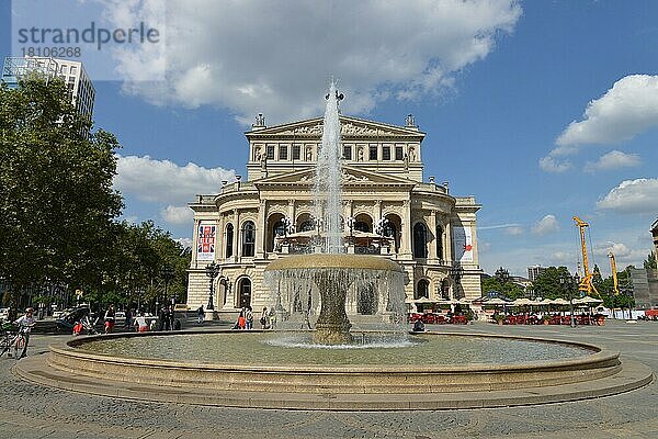 Alte Oper  Opernplatz  Frankfurt am Main  Hessen  Deutschland  Europa