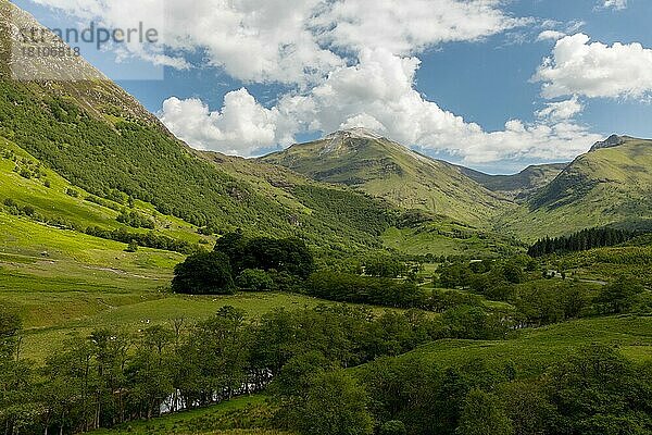 Glen Nevis  Highlands  Schottland  Großbritannien  Europa