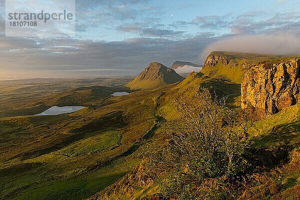 Quiraing  Isle of Skye  Schottland  Großbritannien  Europa