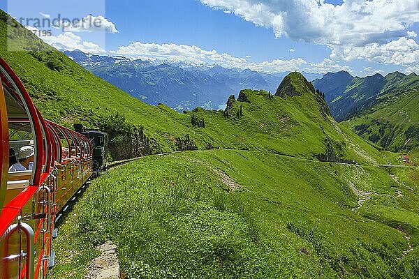 Brienz Rothorn Bahn  Bern  Berner Oberland  Schweiz  Europa