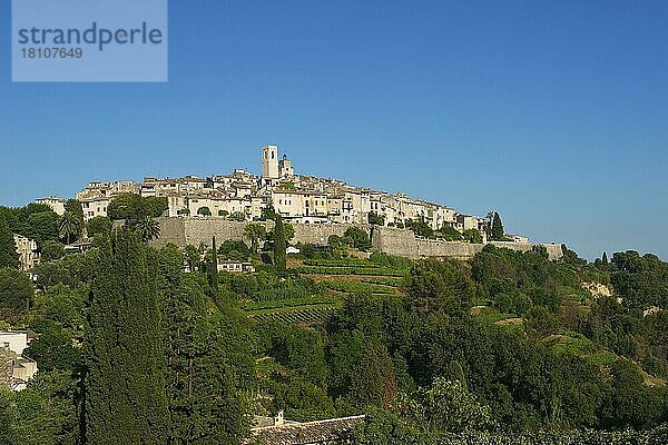 Saint Paul de Vence  Cote d'Azur  Alpes-Maritimes  Provence-Alpes-Cote d'Azur  Frankreich  Europa