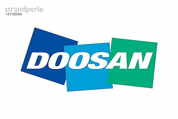Doosan Heavy Industries & Construction  Logo  Weißer Hintergrund