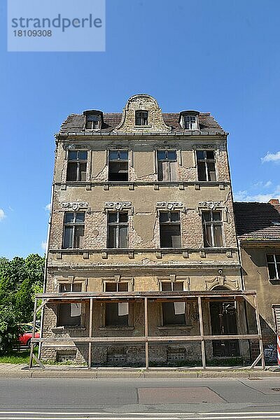 Ruine  Mühlentorstrasse  Brandenburg an der Havel  Brandenburg  Deutschland  Europa