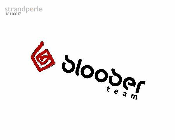 Bloober Team  gedrehtes Logo  Weißer Hintergrund B