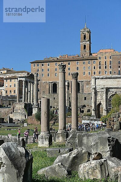 Forum Romanum  Rom  Italien  Europa