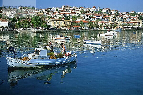 Fischerboote  Koroni  Peloponnes  Griechenland  Europa