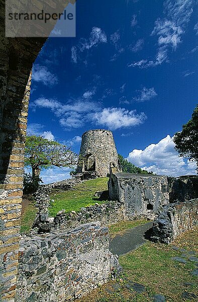 Annaberg Sugar Mill Ruins  Karibik  Insel St.John  Amerikanische Jungferninseln  Nordamerika