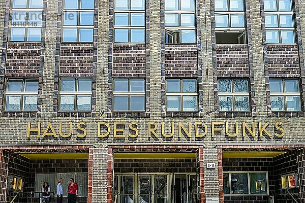 Haus des Rundfunks  Masurenallee  Westend  Charlottenburg  Berlin  Deutschland  Europa