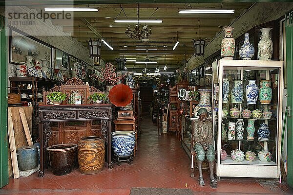 Antiquitäten Laden  Jonker Street  Melaka  Malaysia  Asien